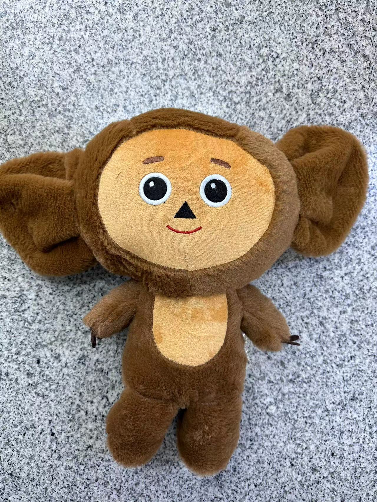 Russian bestseller Cheburashka Monkey Plush big eared monkey doll details Picture