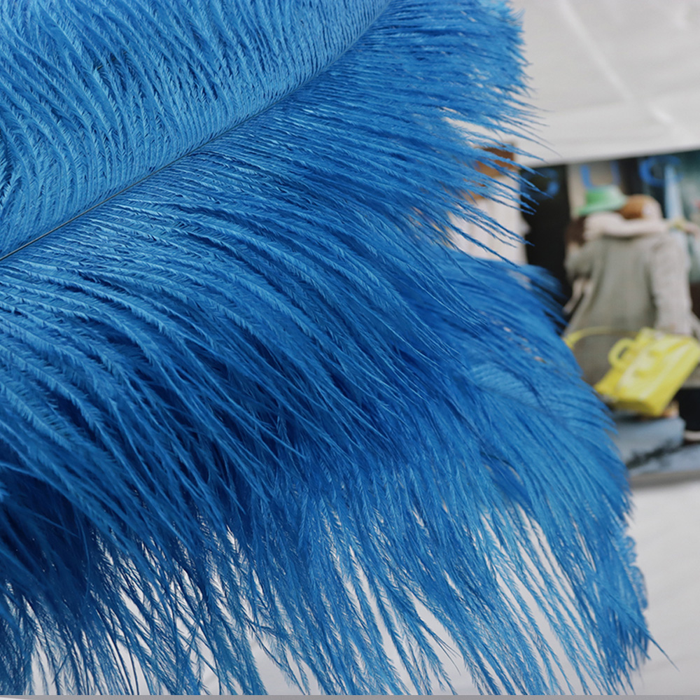 Diy Wedding Decoration Shooting Props Colorful Ostrich Hair Whole Thin Rod 45~50Cm Color Optional