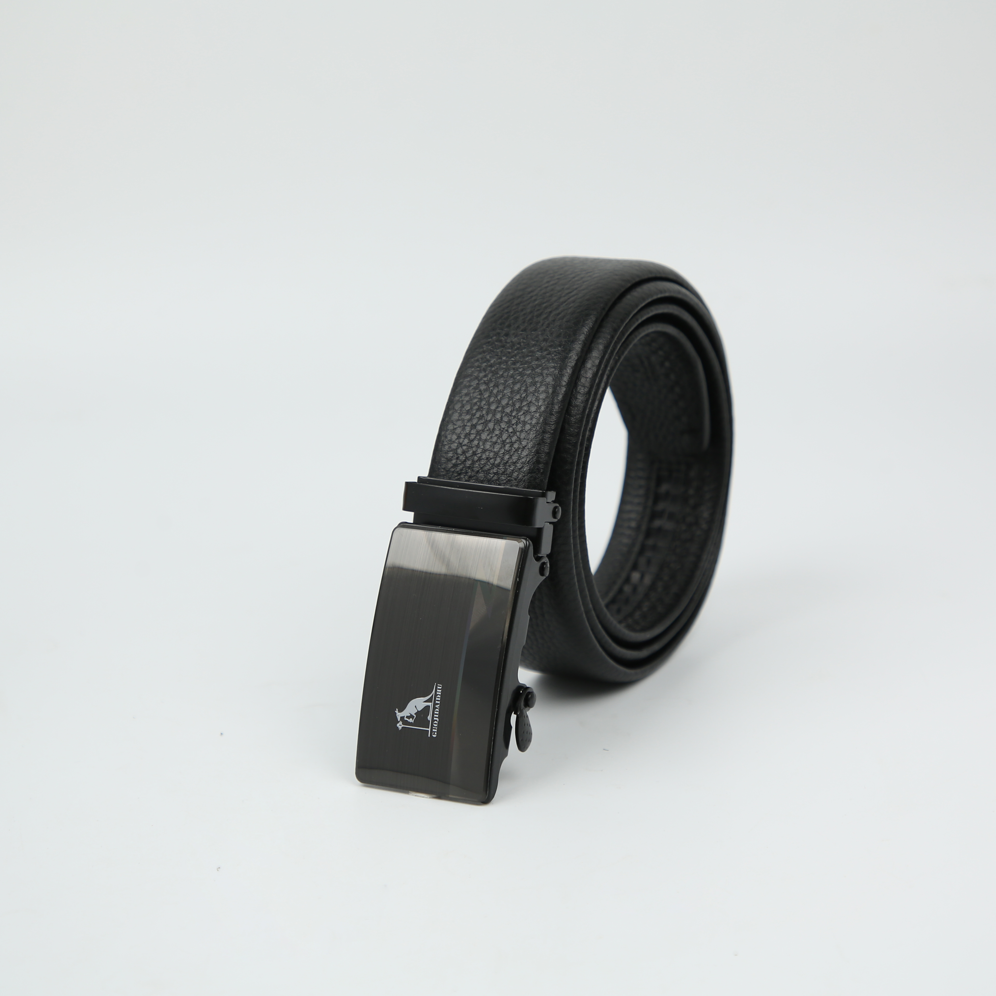 【 Fulle Leather goods 】 Men's belt acrylic automatic buckle belt buckle belt multi-pattern trend fashion belt with belt