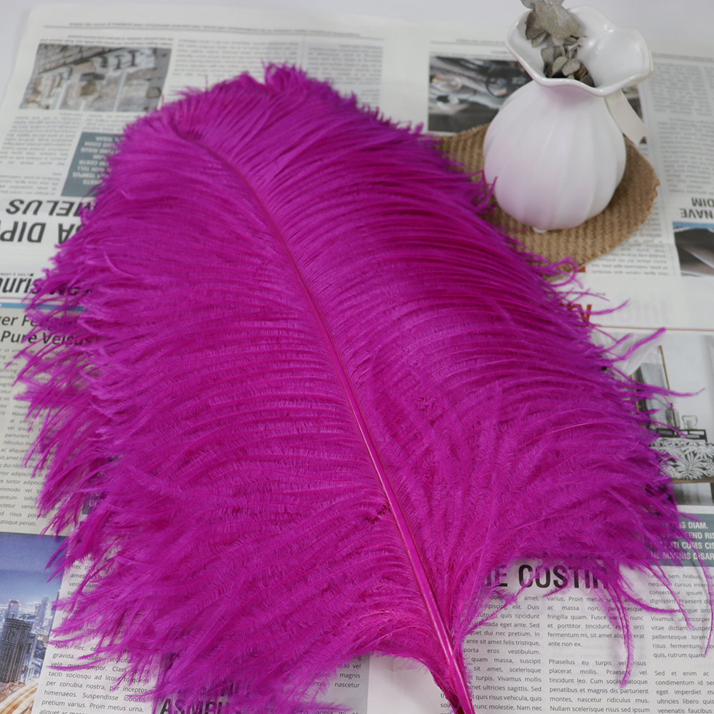 Diy Wedding Decoration Clothing Shooting Props Colorful Ostrich Hair Whole Thick Rod 40~45Cm Color Optional