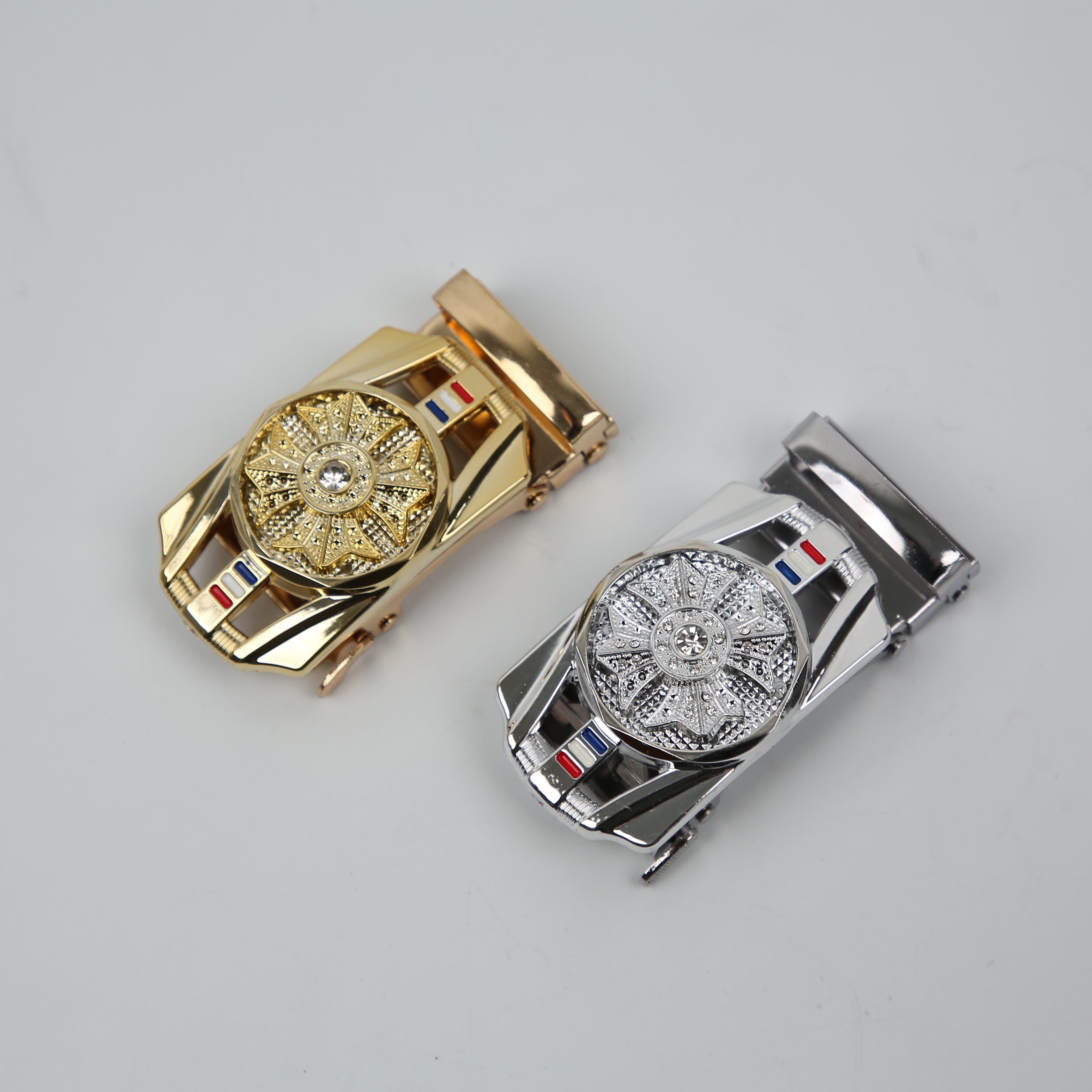 [Fulle Leather Goods] Season to turn men's sports car automatic buckle belt buckle belt buckle gold silver popular fashion trend belt buckle thumbnail