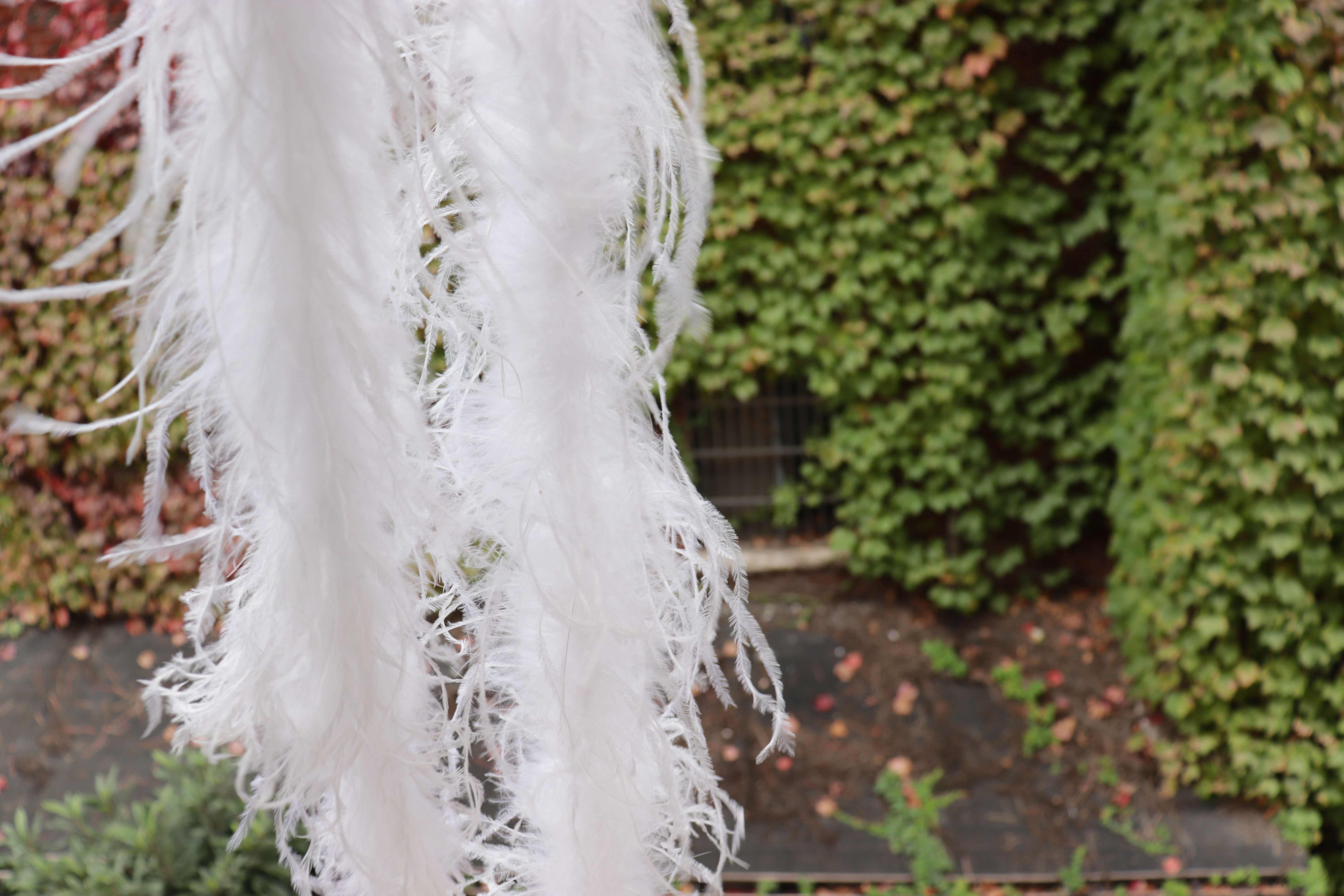 Diy Wedding Decoration Colorful Ostrich Plush Strip 2M Long Width 10~13Cm Color Optional details Picture