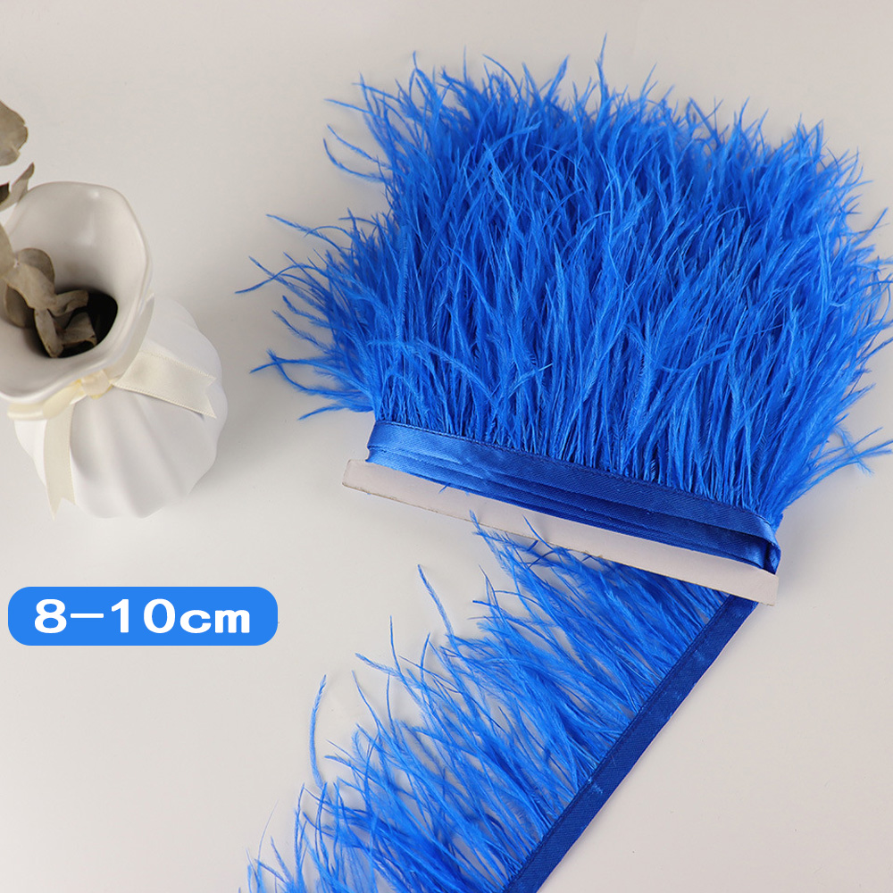 8Cm~10Cm Ostrich Wool Edge Decoration Can Be Diy Color Optional