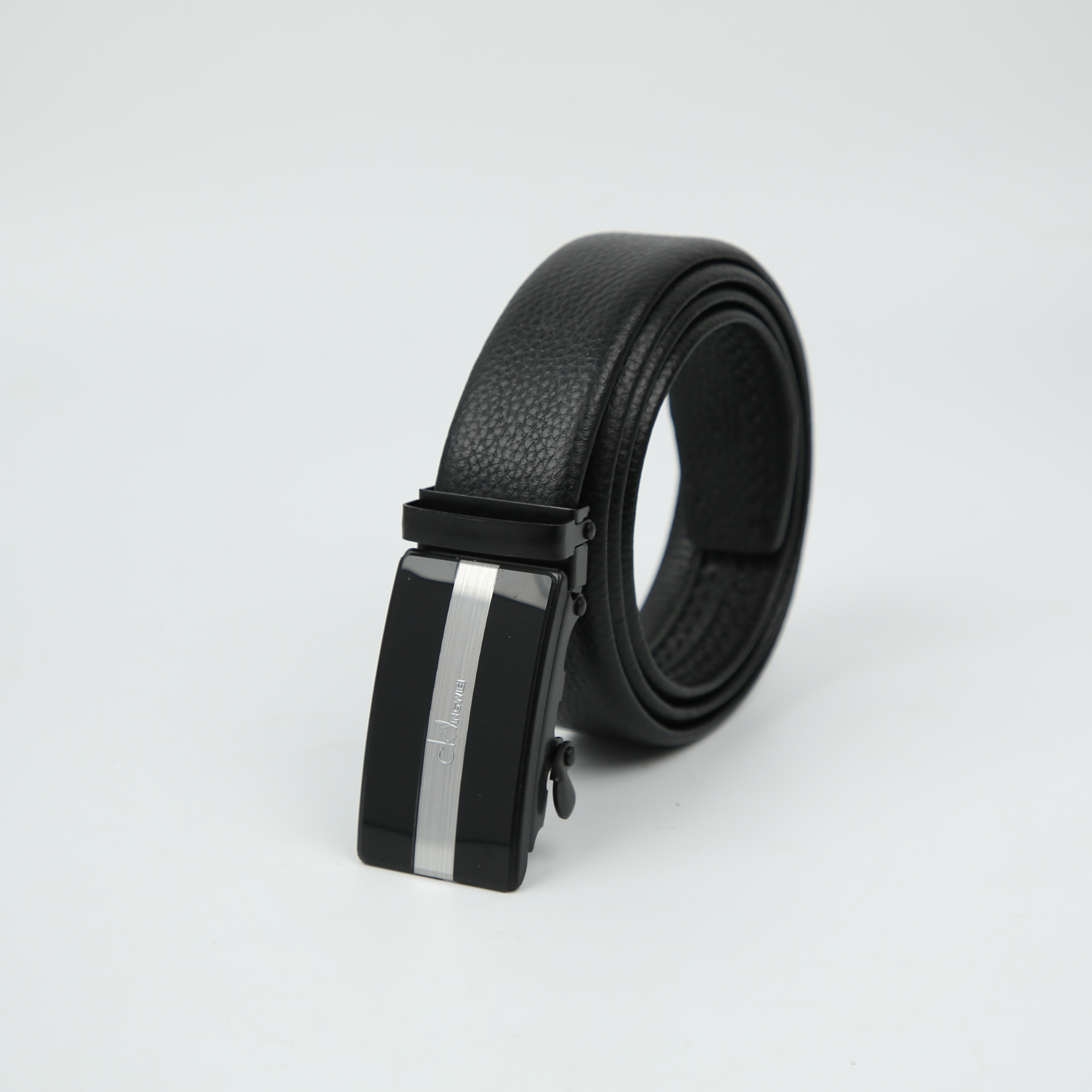 【 Fulle Leather Goods 】 Men's belt acrylic automatic buckle belt buckle belt multi-pattern trend fashion with belt gold silver thumbnail