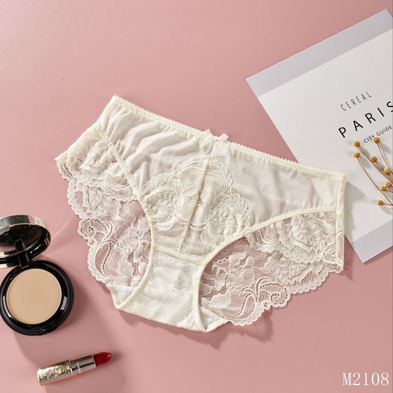 The Mystery of the Magic Box Lace mesh underpants are comfortable, lightweight and breathable for girls. They are made of cotton with a tight base and fit the buttocks. They are mid-waisted triangle pants pic 5