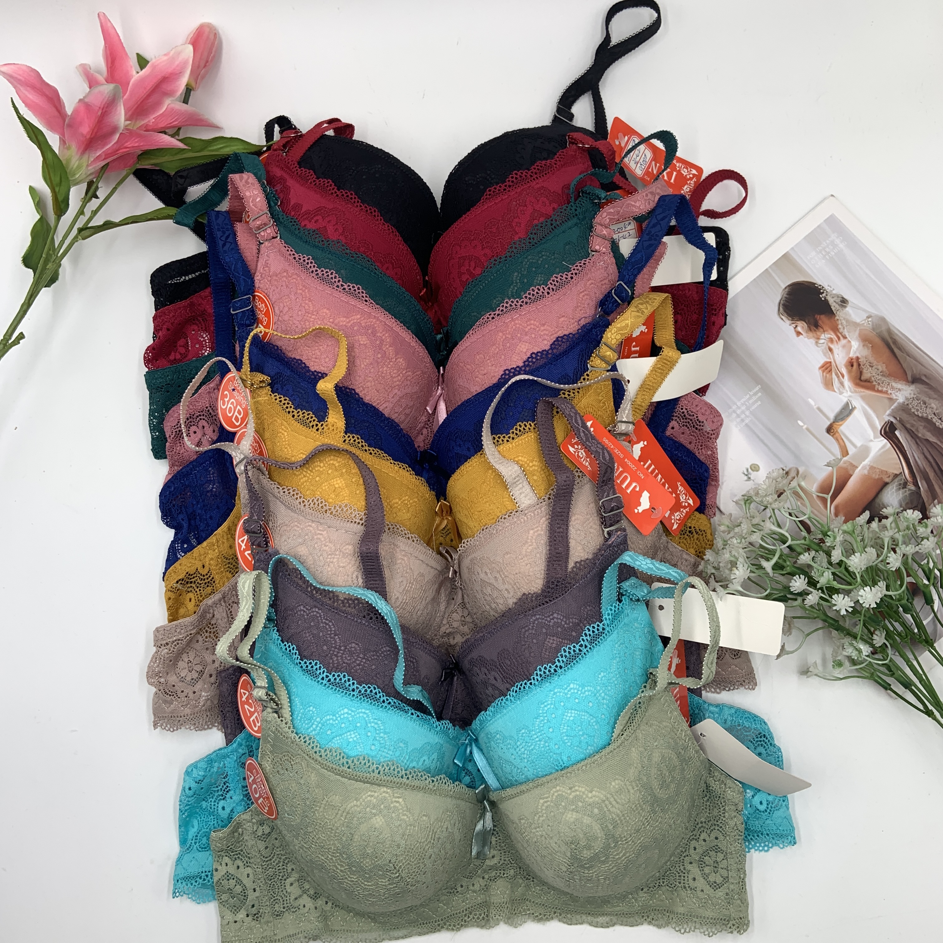 South America's new lace lace sexy women bra wholesale