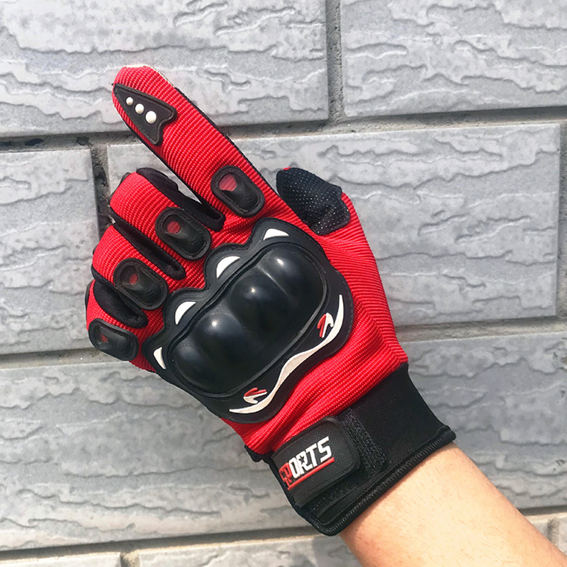 180209 Long-finger touch screen gloves, protective case, motorcycle gloves, sports cycling hard shell gloves, single-finger bicycle full-finger gloves Application Scenario