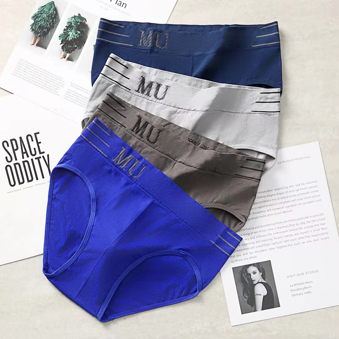 跨境三角短裤四季潮流透气舒适三角裤高弹力男士内裤详情2