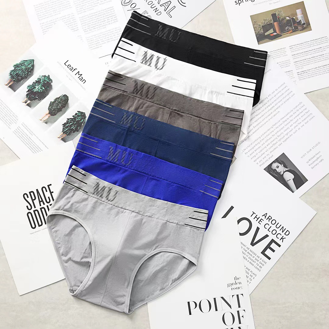 跨境三角短裤四季潮流透气舒适三角裤高弹力男士内裤详情1