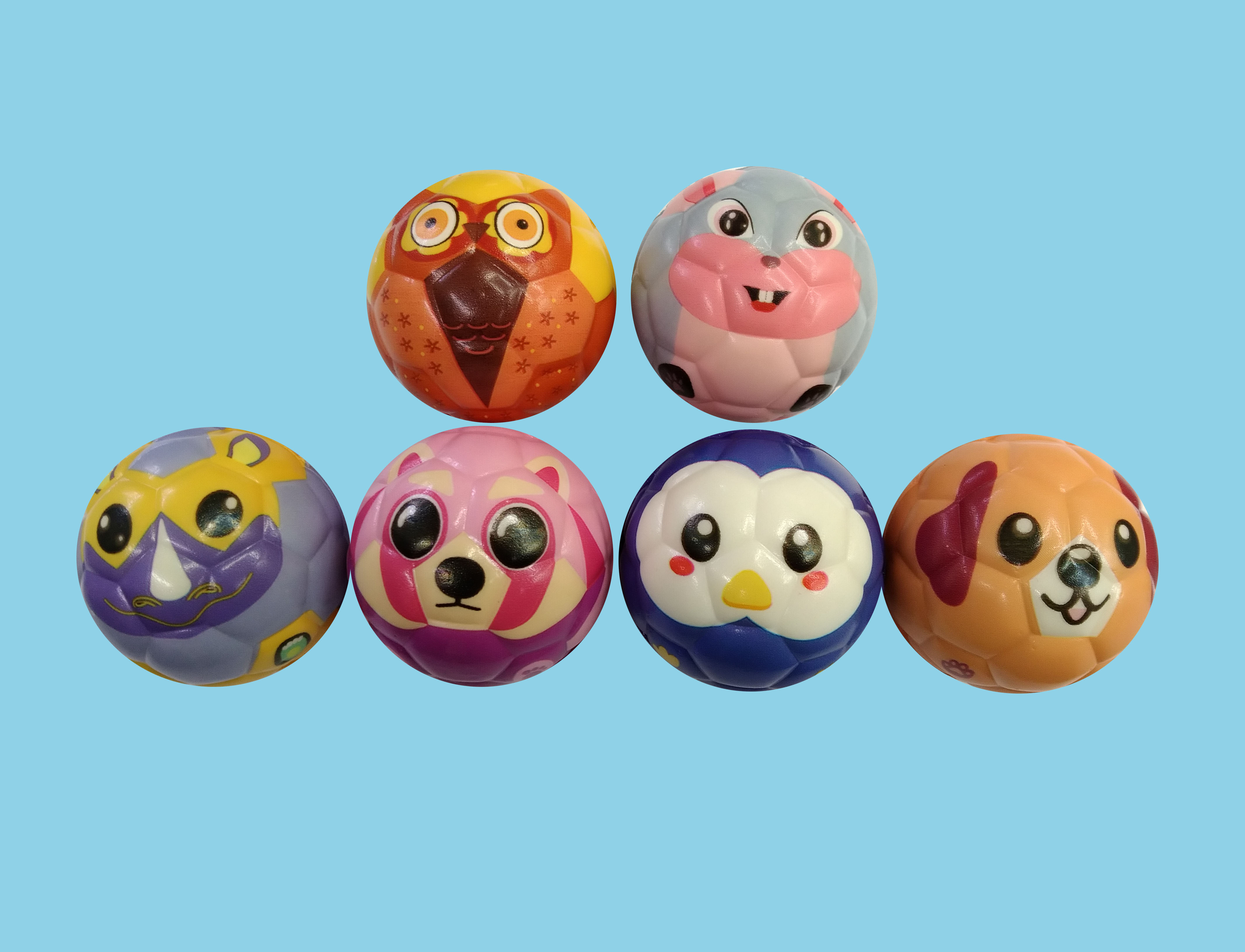 6.3 Owl mixed PU Foaming stress relief toys thumbnail