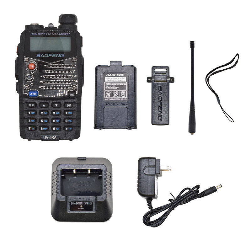 Baofeng Walkie-Talkie Uv-5Re High Power Earthquake Resistant Civil Walkie-Talkie Double Segment Lcd Display Office Outdoor Mountaineering Uv Double Segment Intercom Mode Application Scenario