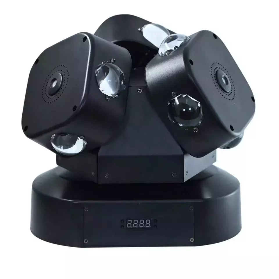 Stage Light Laser four-head shaking head LED Explosion Flash Lamp Flash lamp wholesale beam laser pattern thumbnail