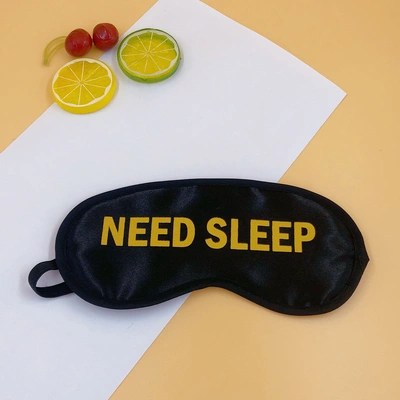 Off-The-Shelf Eye Mask Printed Logo Eye Mask Student Sleep Eye Mask Breathable Shade Embroidered Eye Mask Plush Eye Mask Soft And Comfortable For Both Men And Women Eye Mask Can Be Customized Manufacturers Customized Proof Order Production