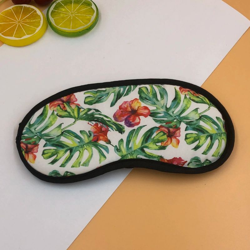 Ready-made eye masks for flowers, trees, students, sleep, breathable and light-blocking, embroidered eye masks, plush eye masks, soft and comfortable, suitable for both men and women, eye masks available for customization. Factory customization, sample production based on submission, and order production are all acceptable pic 4