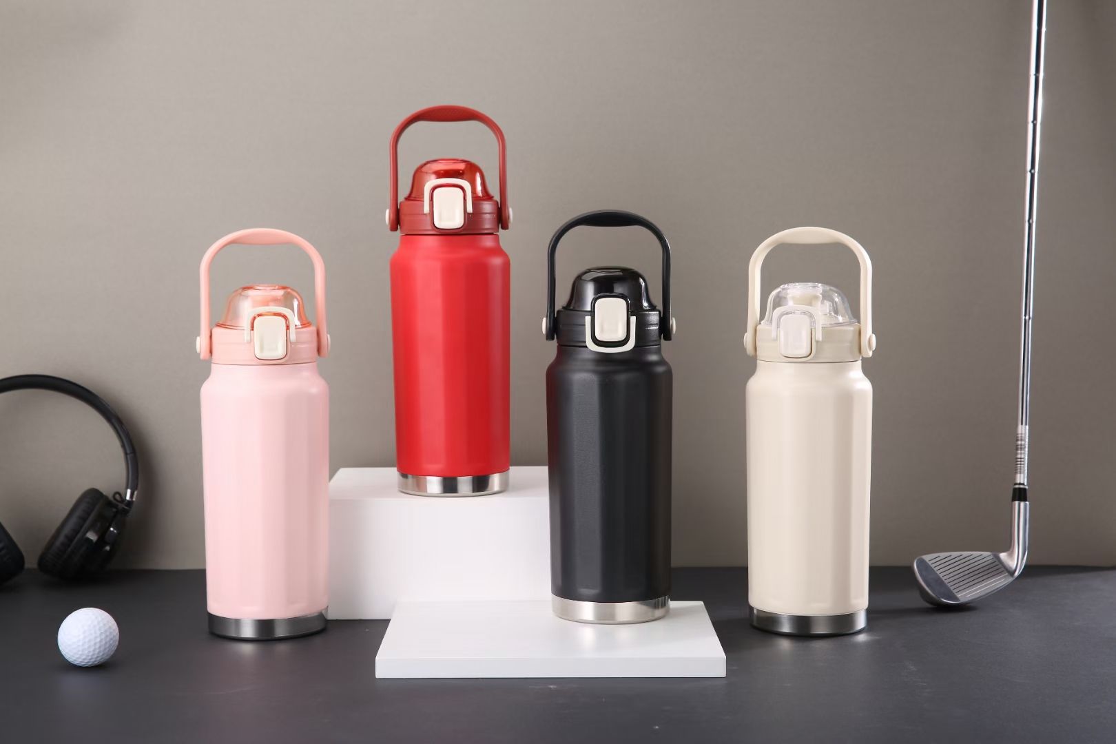 316 Stainless Steel Vacuum Insulated Sports Kettle Portable Water Bottle Car Kettle full figure