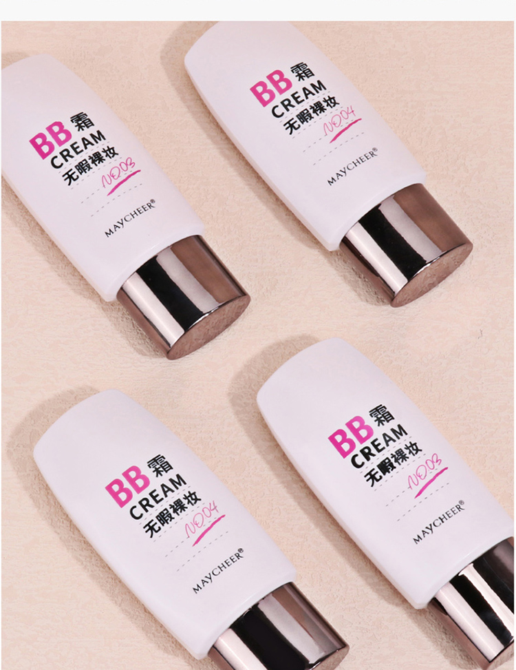 美茜儿BB霜保湿自然修饰控油遮瑕强防水粉底持久不易脱妆详情16