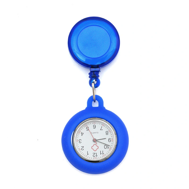 Yiwu Manufacturers Professional Wholesale Custom Nurse Table Telescopic License Badge With Mini Table For Medical Care With Chronograph Work Card Hanging Card