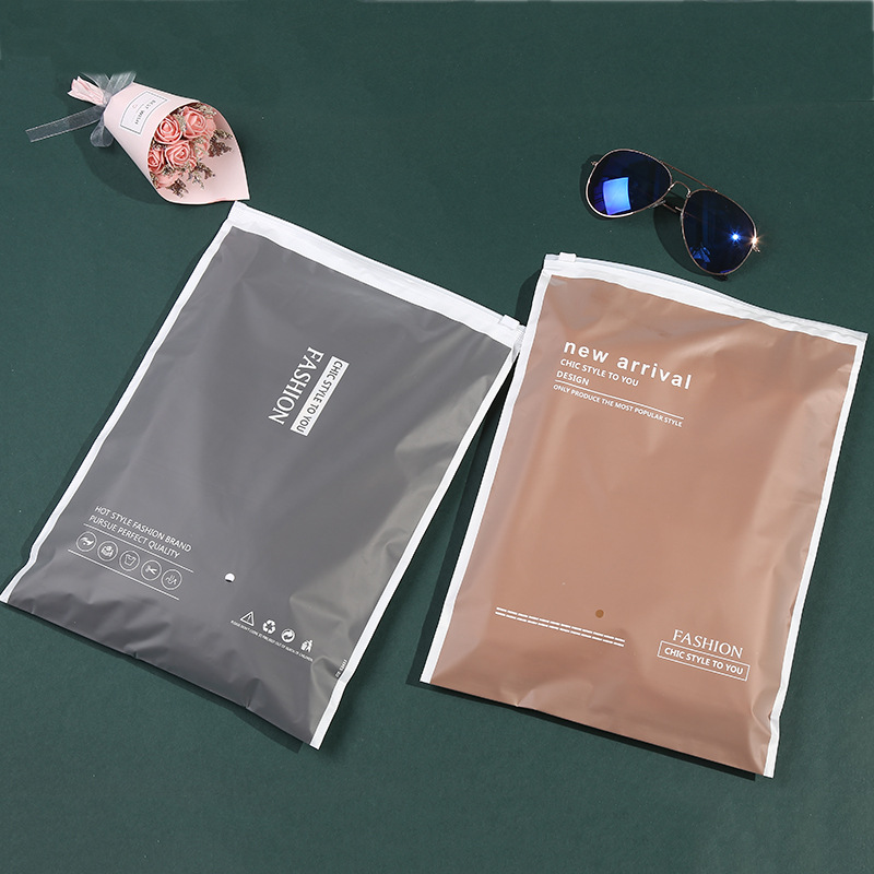 透明拉链袋/PE拉链袋/磨砂拉链袋/服装袋产品图