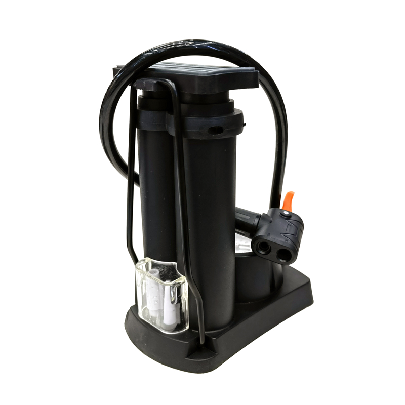 230105S pedal n º 5 cilindro S (tubo doble de plástico) pedal doble tubo pedal pedal doble cilindro bomba de bicicleta con barómetro baloncesto fútbol bicicleta bomba de pedal inflable Specification image
