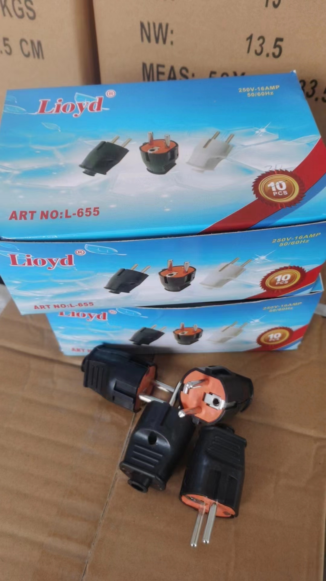 16A European standard German standard conversion plug Russia Ukraine wiring Netherlands Norway double cylinder electrical power plug