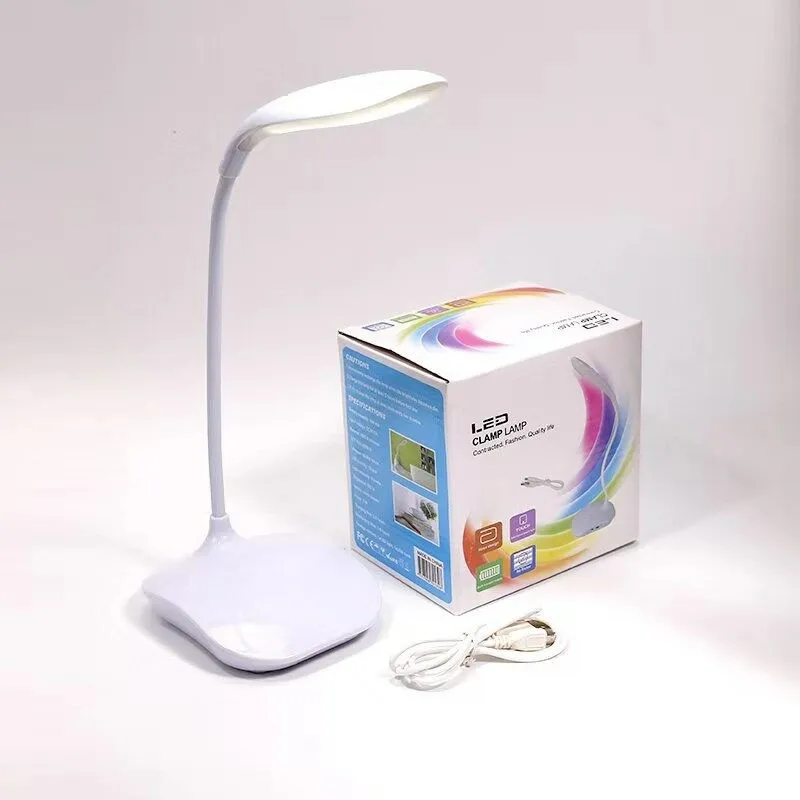 led night light, USB charging eye-protecting reading light, touch screen desk lamp, student study light, advertising gift customization pic 2