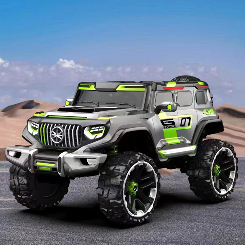 Sumy Children's Electric Car Four-Wheel Off-Road Remote Control Toy Car Can Sit Big Boys And Girls Double Drive Strollers Specification drawing