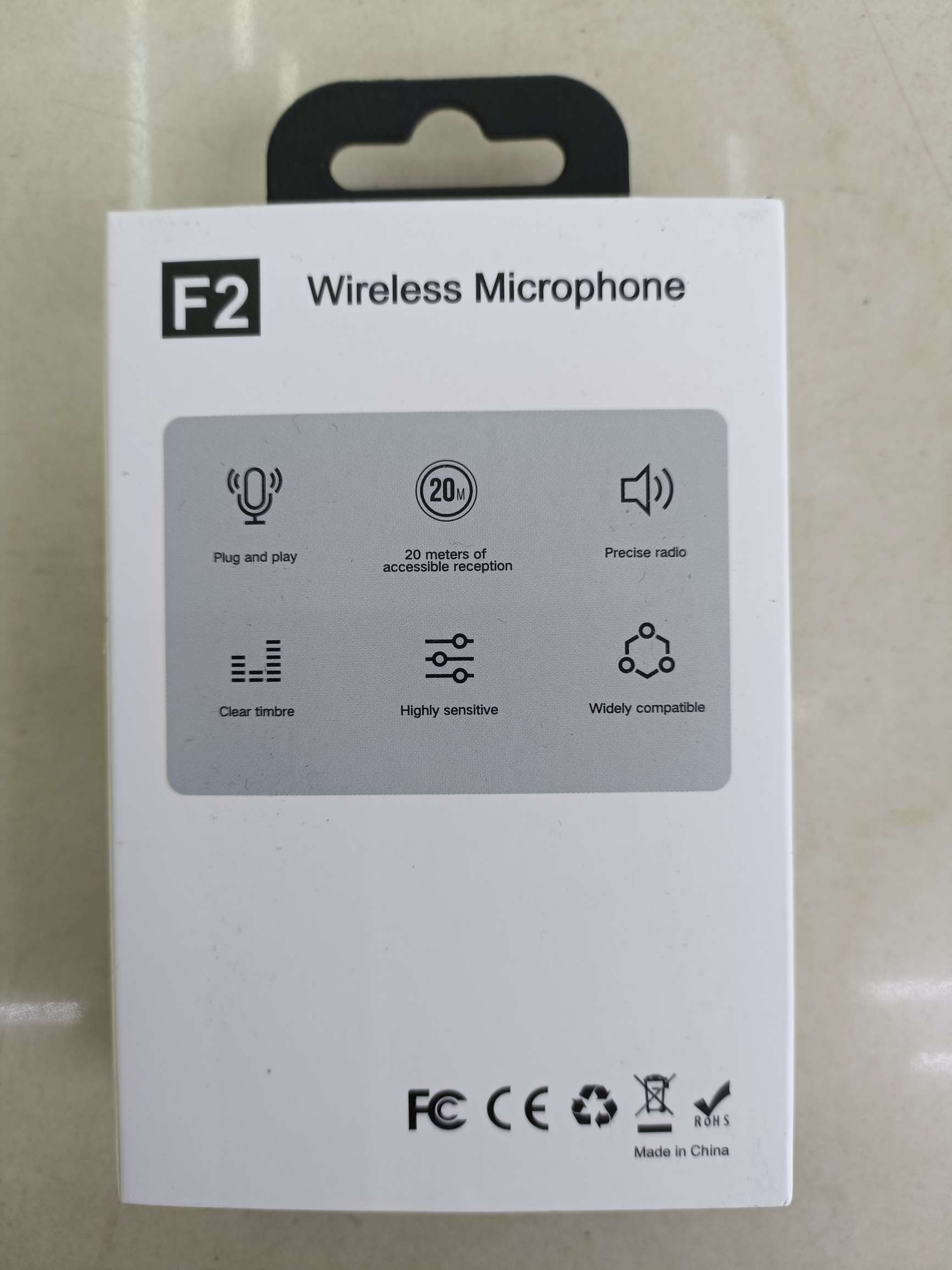 F2 Type-C one drag one wireless lapel microphone with charging details Picture
