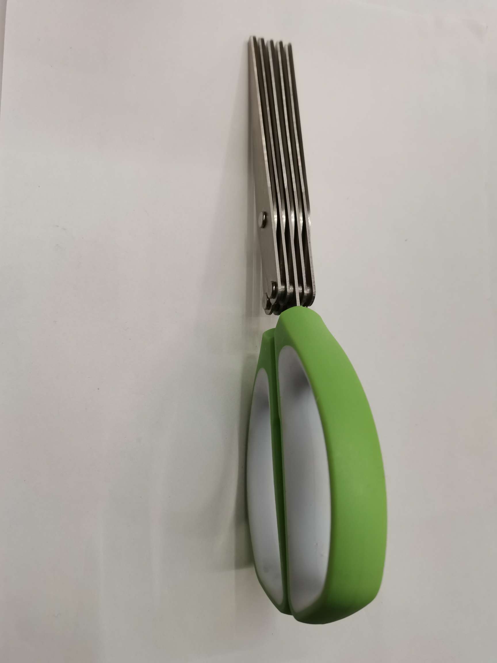 Paper shredders, stainless steel scissors, scissors, general merchandise scissors, hardware knives, cutting tools, five-layer scissors, scallion scissors details Picture