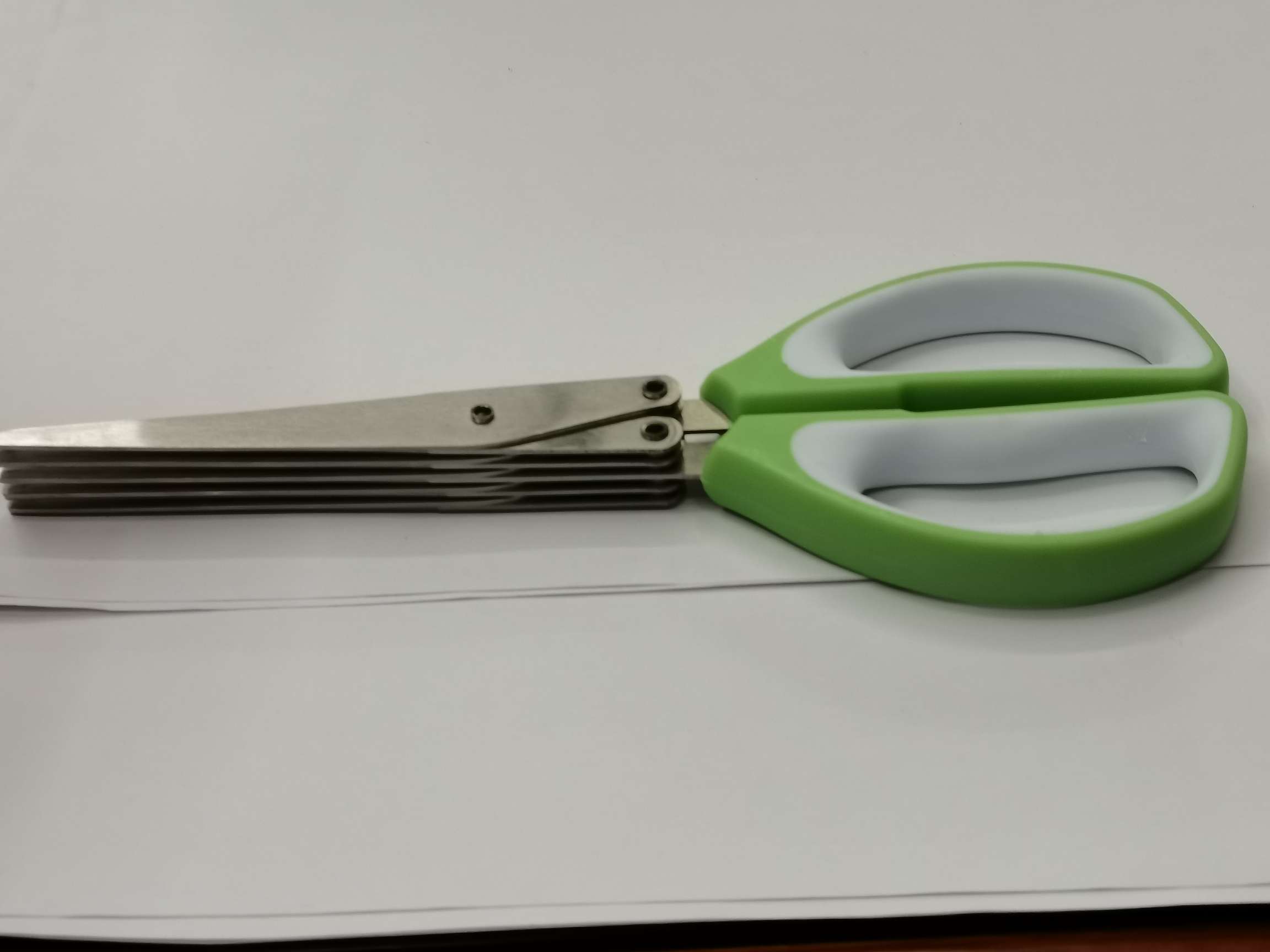 Paper shredders, stainless steel scissors, scissors, general merchandise scissors, hardware knives, cutting tools, five-layer scissors, scallion scissors Specification drawing