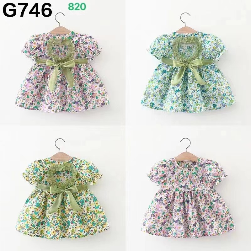 Camisole print princess dress for little girls Application Scenario