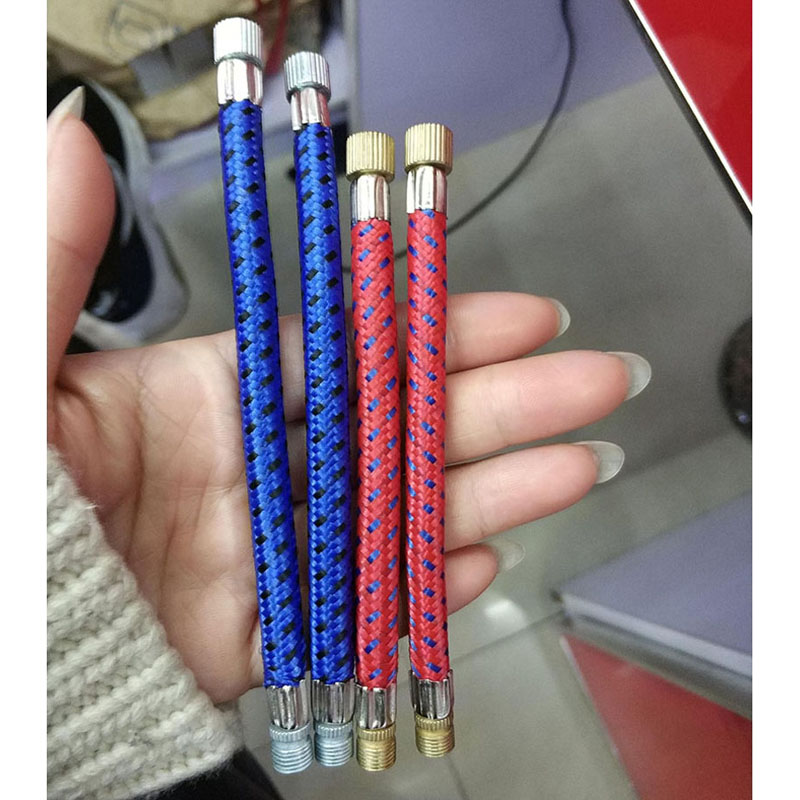 GJ-667气带气管自行车篮球针充气气带迷你打气筒气带软延长气管连接编织加长气管气针