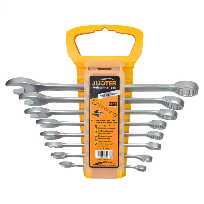 Juster, Quenched Matte Sand Blasted Cr-V Wrenches Set Of 8 Pieces