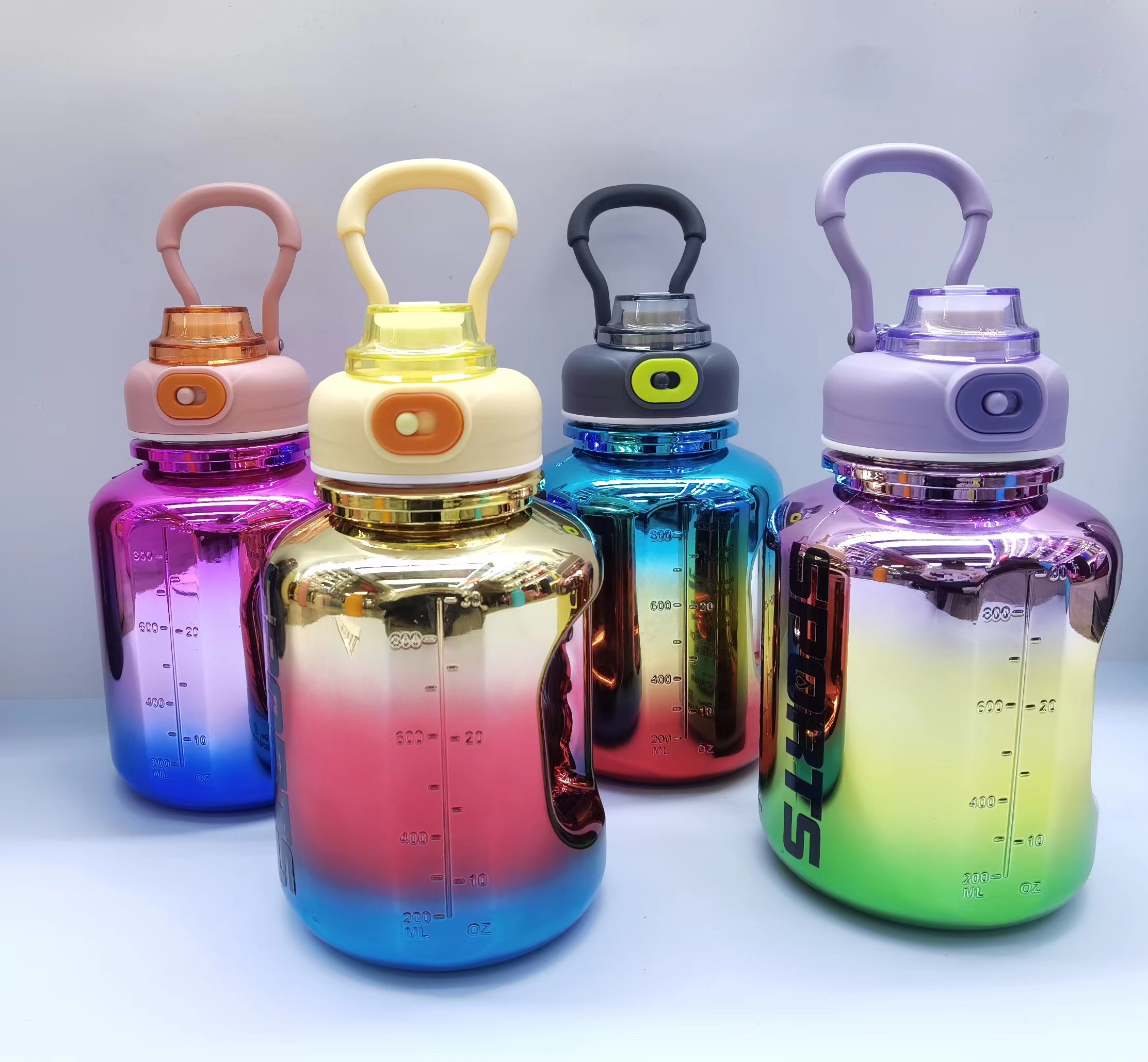 Large Capacity Portable Latched Pier Water Bottle