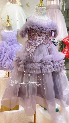 Girl fancy lace princess dress dress thumbnail