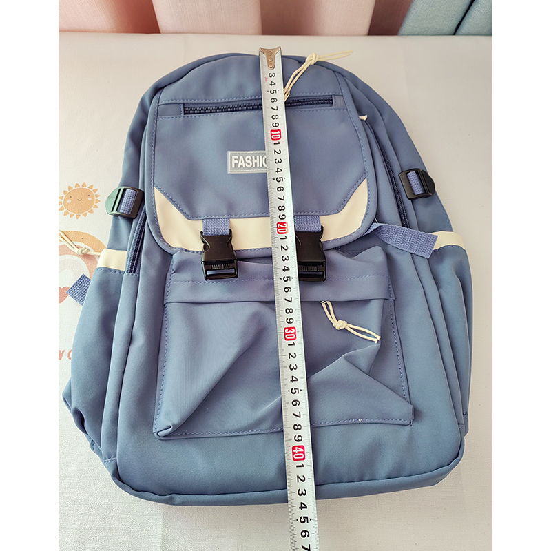 2023 summer new bags student trend campus style backpack large capacity waterproof leisure bag Specification drawing