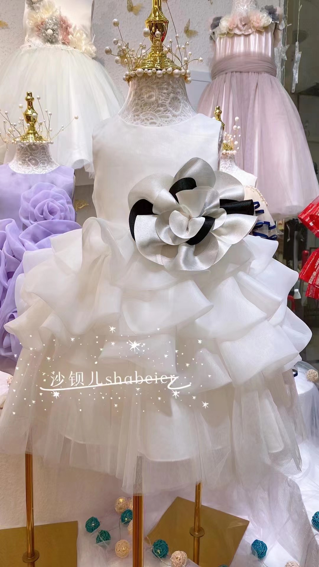 Girl fancy lace princess dress dress Application Scenario