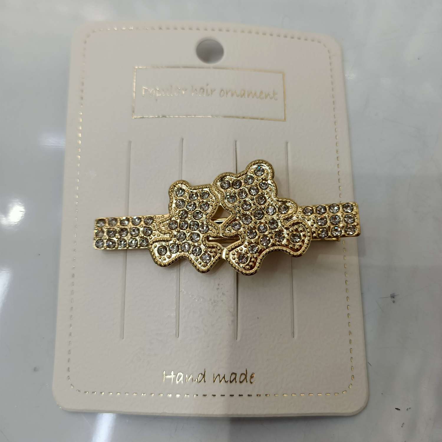 Original fashion simple atmosphere new girl press clip 352725 Tingting jewelry
