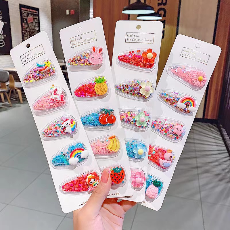 儿童发夹发饰女童宝宝发卡小女孩夹子头饰水果bb夹刘海夹碎发边夹详情1