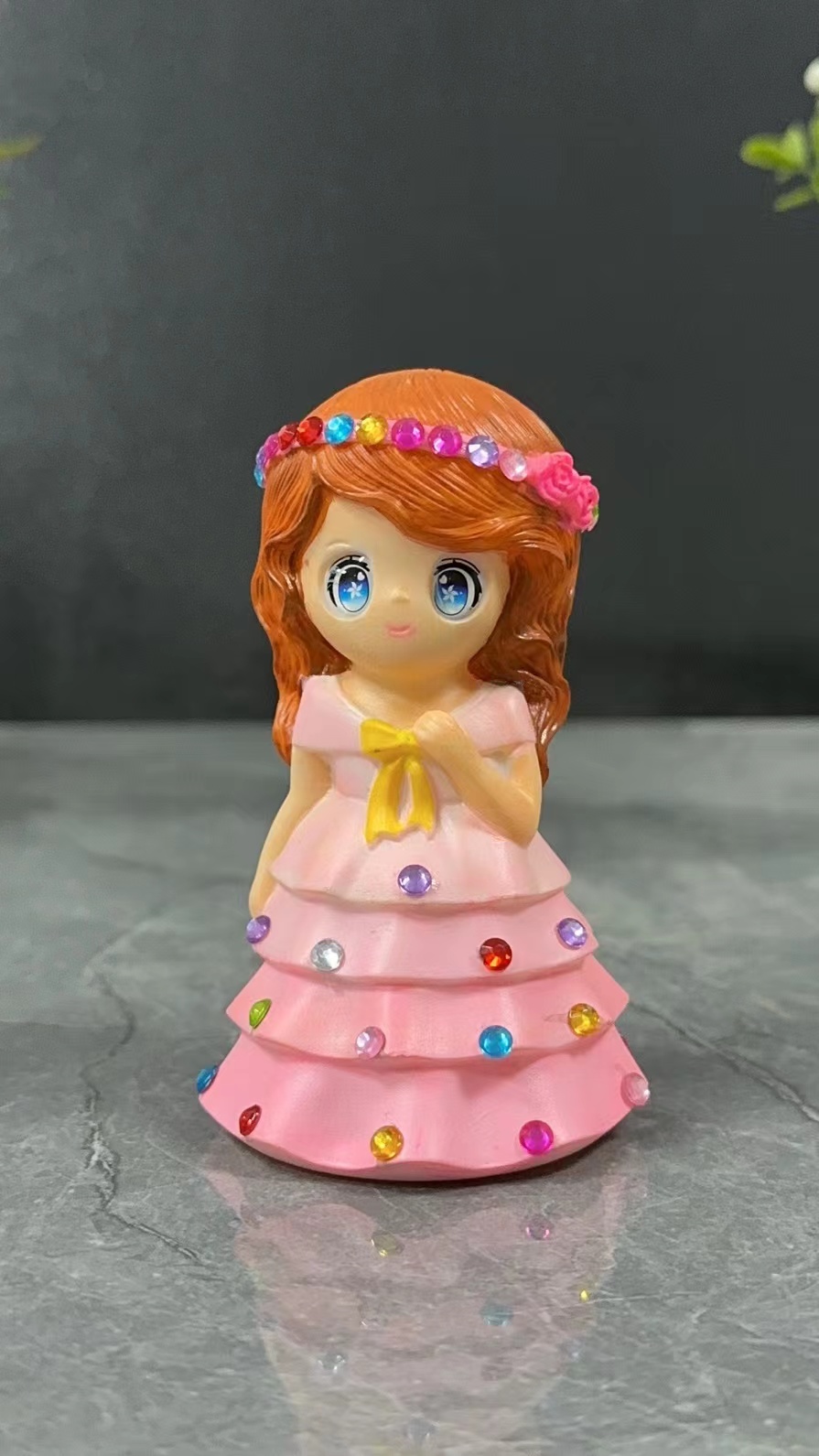 Foreign Art Diy Hand-Painted Graffiti Children's Toy Doll Doll Doll Doll Diamond Princess Painting Paint Diy Handmade Specification drawing