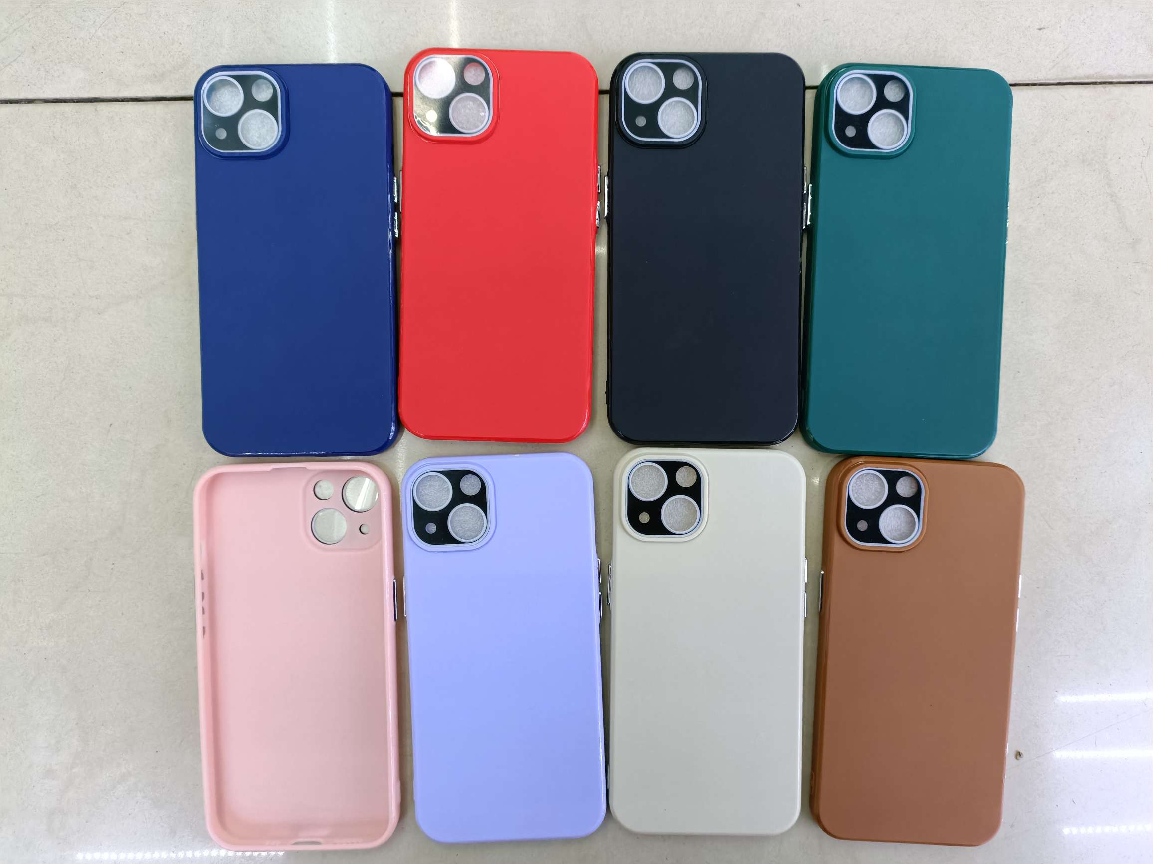Electroplated key lens film integrated TP mobile phone case