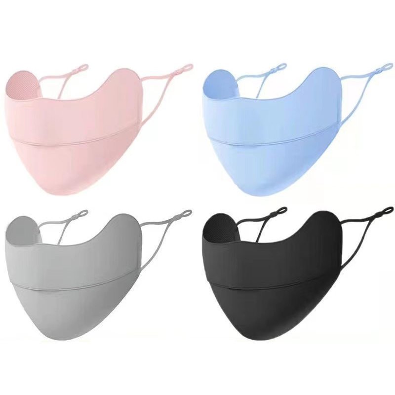 防晒口罩女冰丝透气全脸护眼角防尘遮阳面罩脸罩夏季防紫外线户外高颜值护眼角3d立体详情12