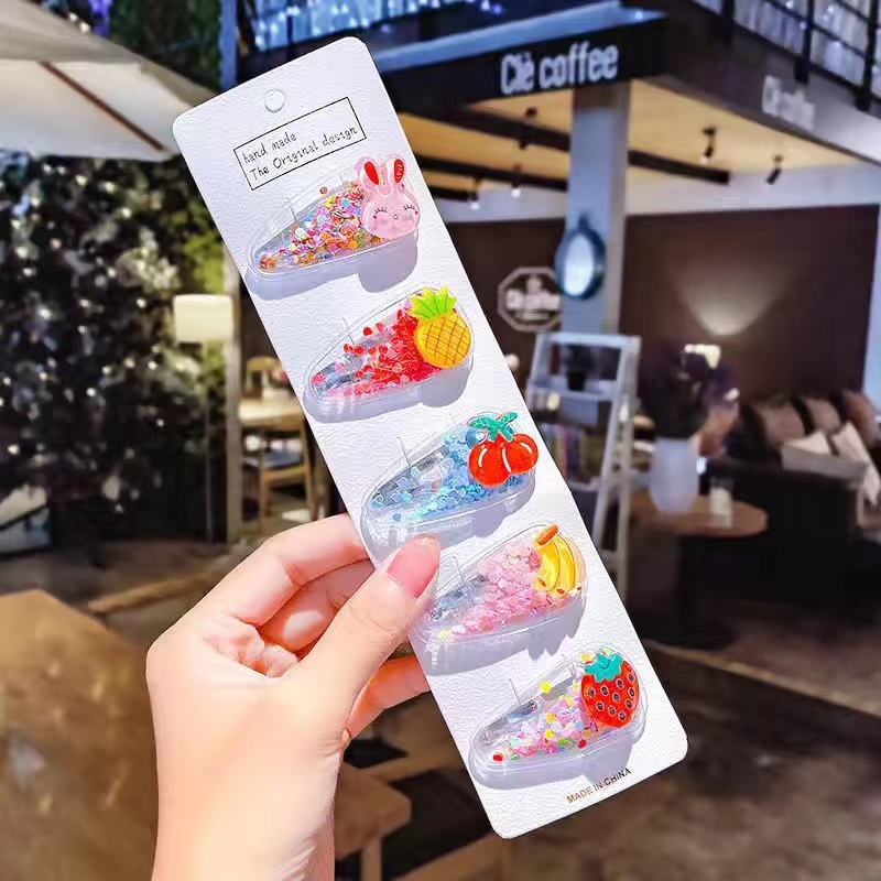 儿童发夹发饰女童宝宝发卡小女孩夹子头饰水果bb夹刘海夹碎发边夹详情6