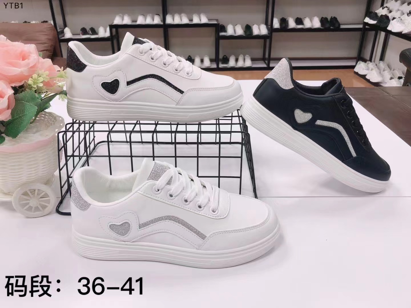43361 (foreign trade custom) 2023 new women's casual shoes sports shoes board shoes W011