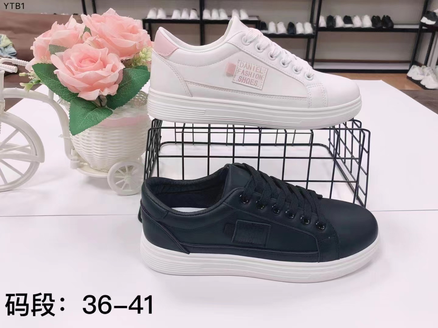 43361 (foreign trade custom) 2023 new women's casual shoes sports shoes board shoes W010 thumbnail
