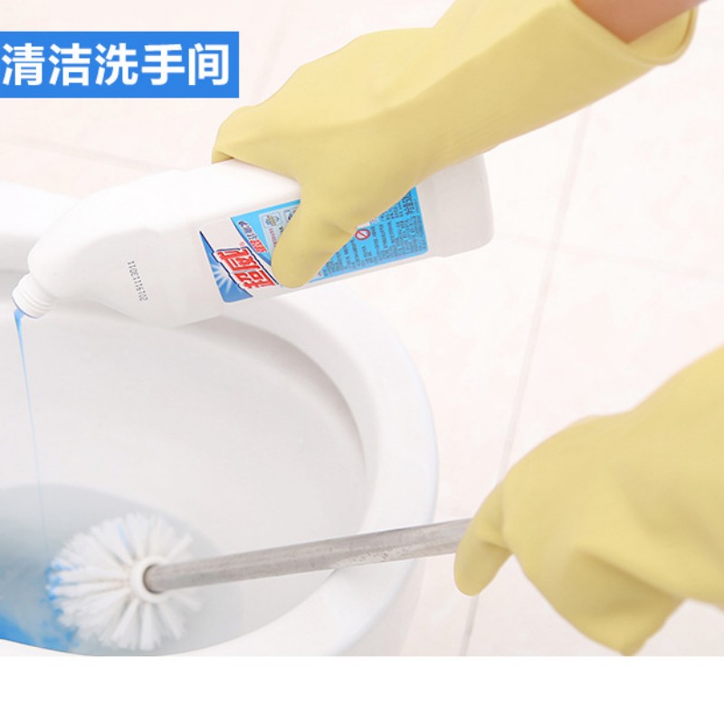 厂家直销工业牛筋手套 耐酸碱工业用乳胶防护手套 防滑防水耐脏详情2
