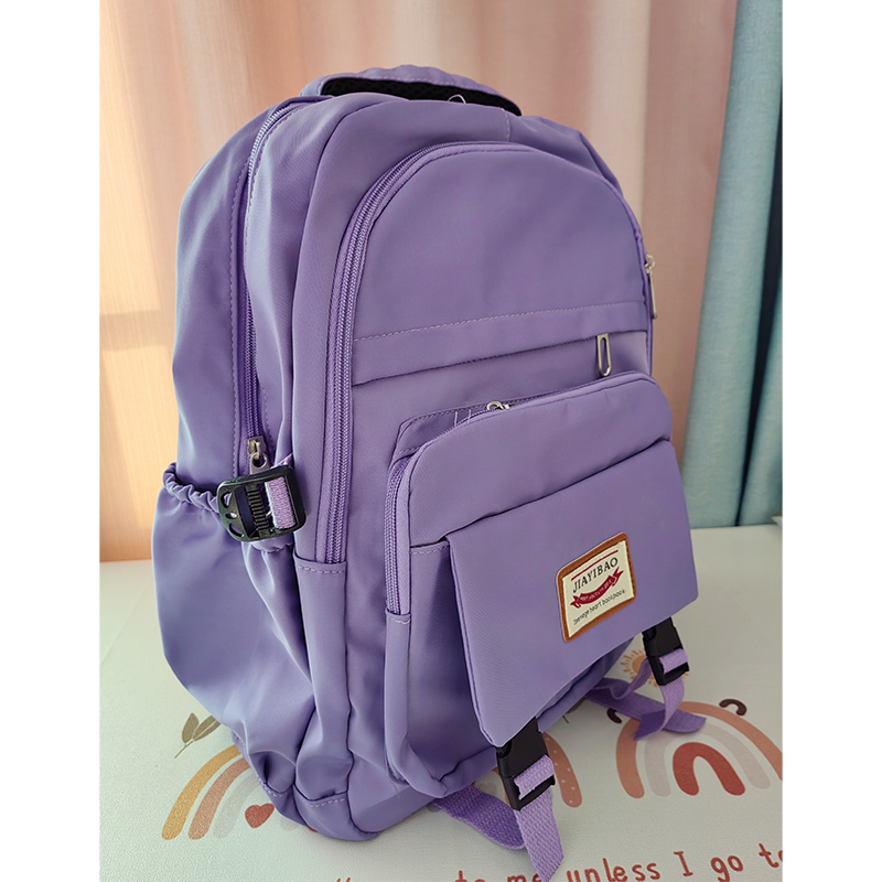 Korean school bag high school high school large capacity student backpack fresh color college style backpack travel bag Item Picture