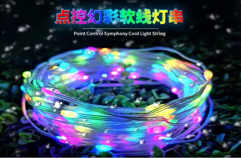 低压5V USB手机可控/多种单色可选/RGB幻彩 皮线灯软灯条 10M吸塑套装 室内外/户外/节日/圣诞装饰彩灯详情1