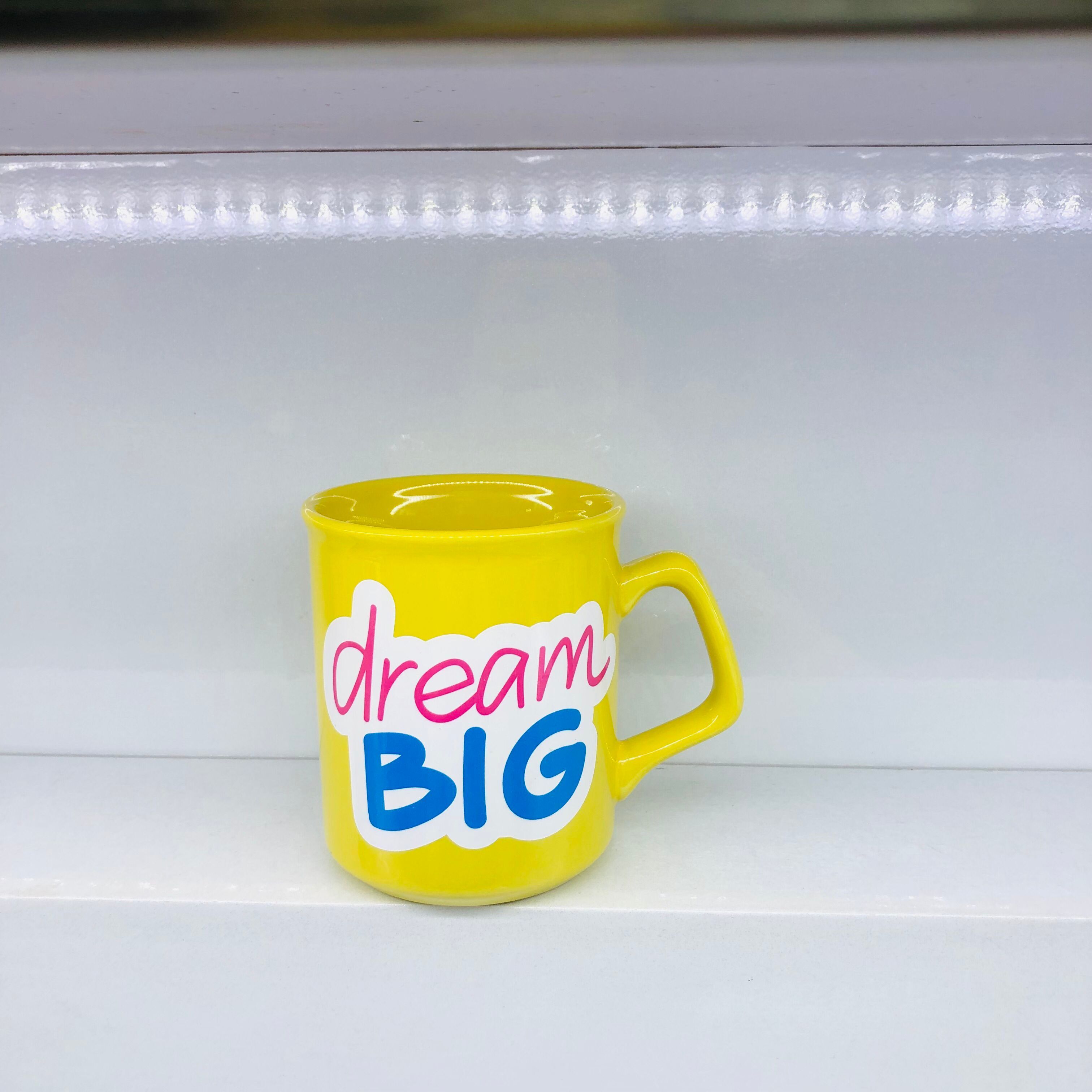 陶瓷杯咖啡杯彩色时尚新款励志杯详情8