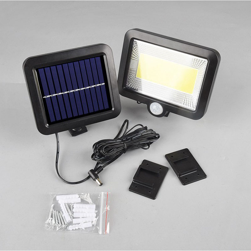 160COB split sensor solar lamp, remote control wall lamp, eight-grid and ten-grid solar wall lamp, human body sensor wall lamp, household solar garden lamp, waterproof fence lighting street lamp Application Scenario