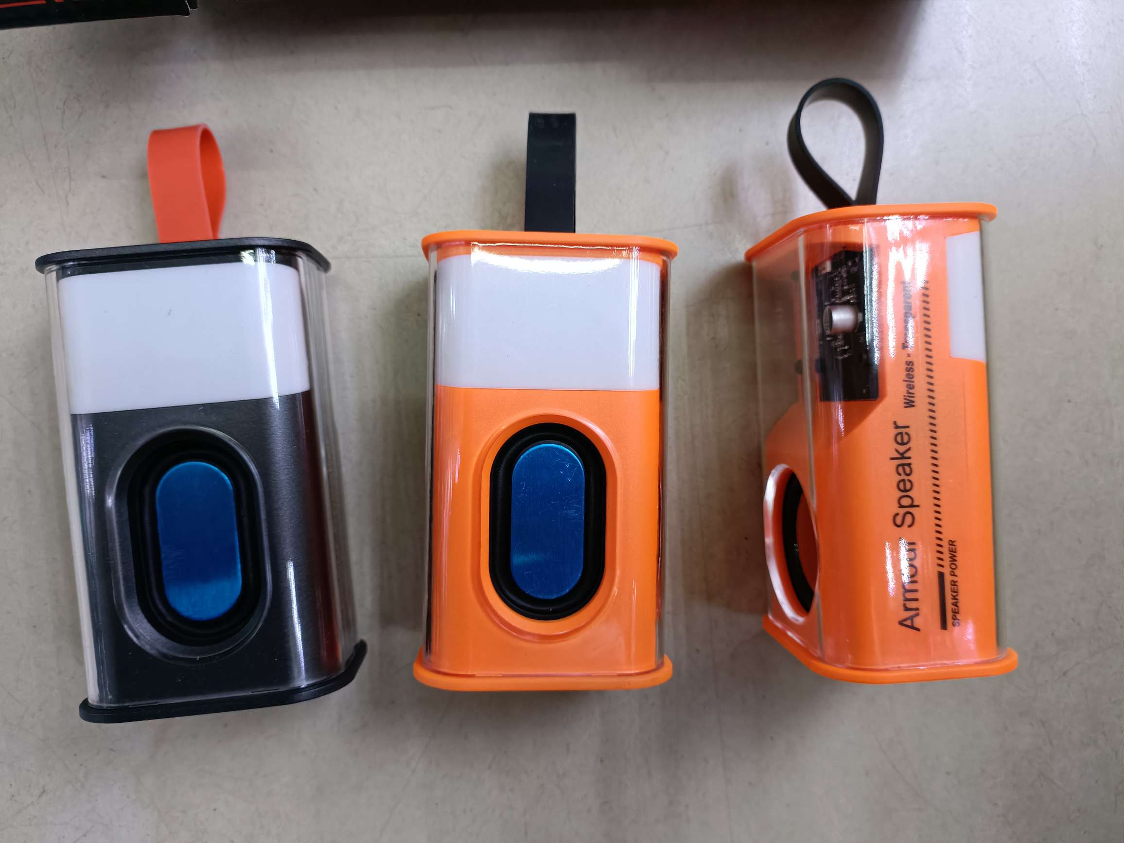 Wireless speaker with seven colored lights speaker Specification drawing